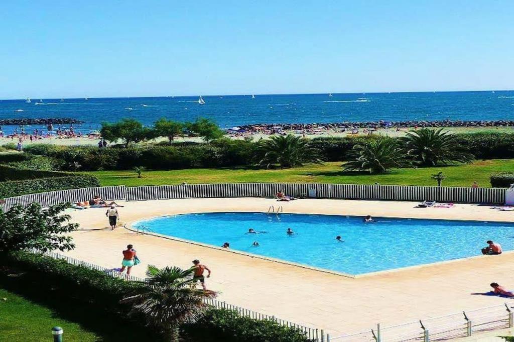 阿格德Les Rivages De Rochelongues, T3, Piscine, Clim, Parking公寓 外观 照片